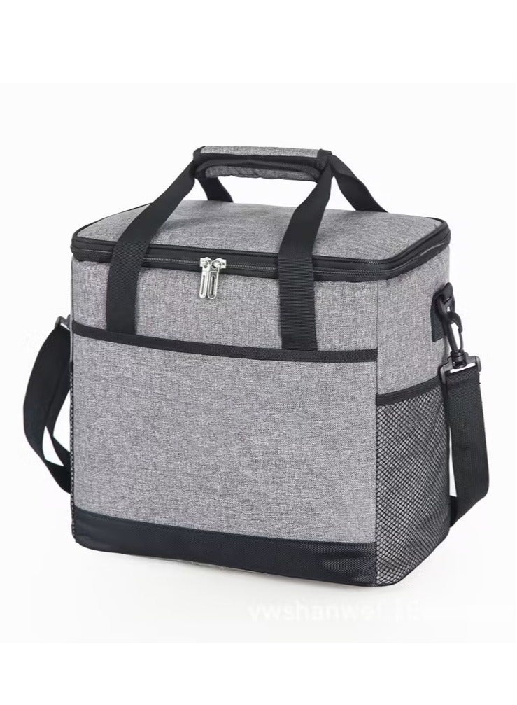 EXCLIFE Insulated lunch box bag student lunch bag office worker lunch bag picnic outing insulation bag - Image 1
