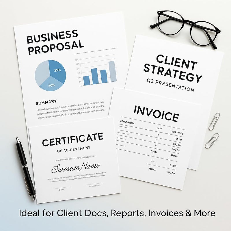 OPENFIRST A4 Premium Snow White Paper – 80 GSM Ultra Smooth Finish | Double Side Printable Colored Sheets For Invoicing, Office, Craft, Letterhead & Projects | Pack of 100 Sheets (Snow White) - Image 4