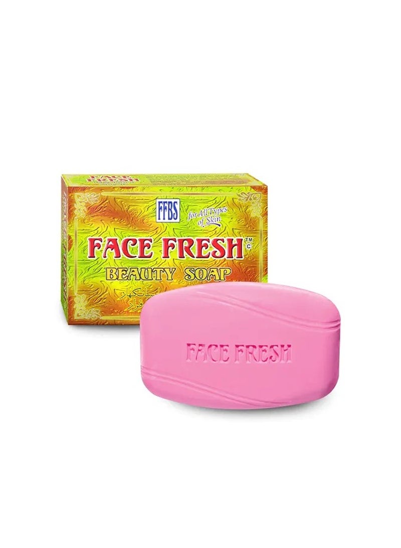 Face Fresh Set of 6 UV Radiation Protection Soap - Prevents Premature Aging, Increases Hydration & Firmness, Beauty Soap for All Skin Types 100g - Image 2
