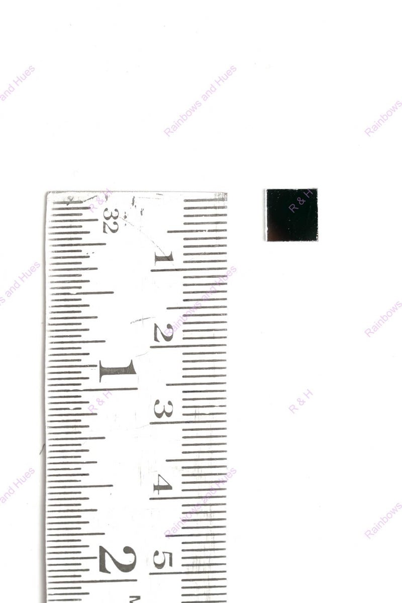 RH RH Craft Mirrors Square Shape 100 Grams 550 Pcs Approx for LIPPAN Art Mirror Art MUD and Mirror Art Craft Mosaic Art Home Decorations ETC 08 CM  - Image 3