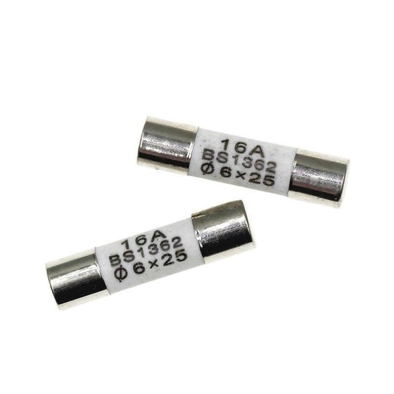 10 قطعة 6x25 مم 6 أمبير 250 فولت BS1362 RO57 مجموعة متنوعة من أنابيب الصمامات - Image 1