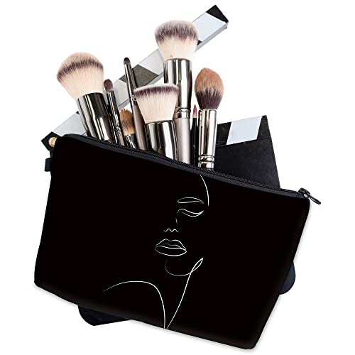 Deanfun Makeup Case Small, Cosmetic Zipper Bag Waterproof for Purse Mini, Women Cute Traveling Accessories Pouch for Ladies Thanksgiving Christmas Gifts(D2-55884) - Image 3