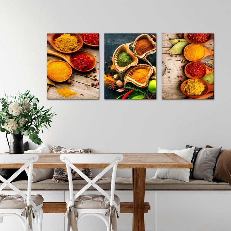 Novart Kitchen Spices Wall Picture Set - Image 4