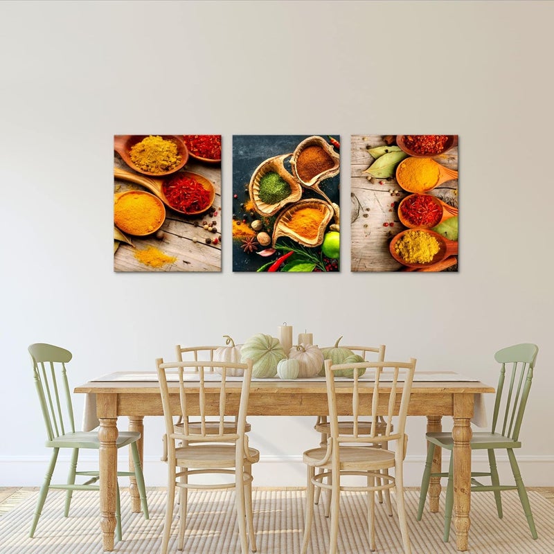 Novart Kitchen Spices Wall Picture Set - Image 3