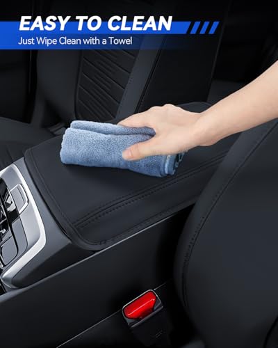 LANTU Armrest Cover for 2022 2023 2024 2025 2026 Hyundai Tucson (SE/SEL/SEL Convenience/XRT/N Line/Limited) Accessories Center Console Middle Lid Pad Protector for Car Elbow Rest - Image 5