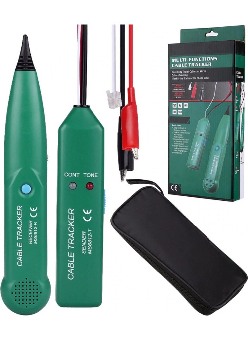 Alfais 4744 Cable Locator Tester MS-6812 Network Bili Bili Tracker Tester  - Image 1