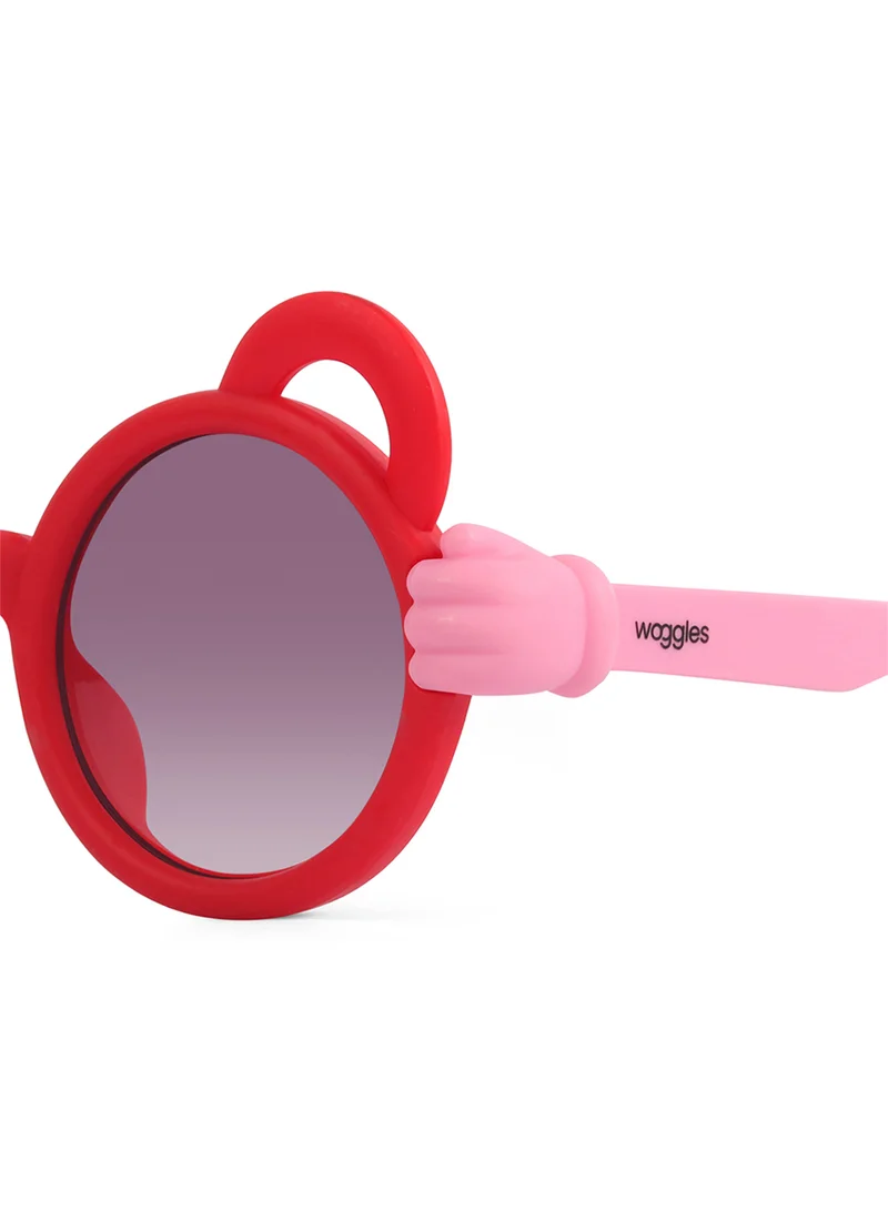 Woggles Sunbuddies Red Round Kids Sunglasses