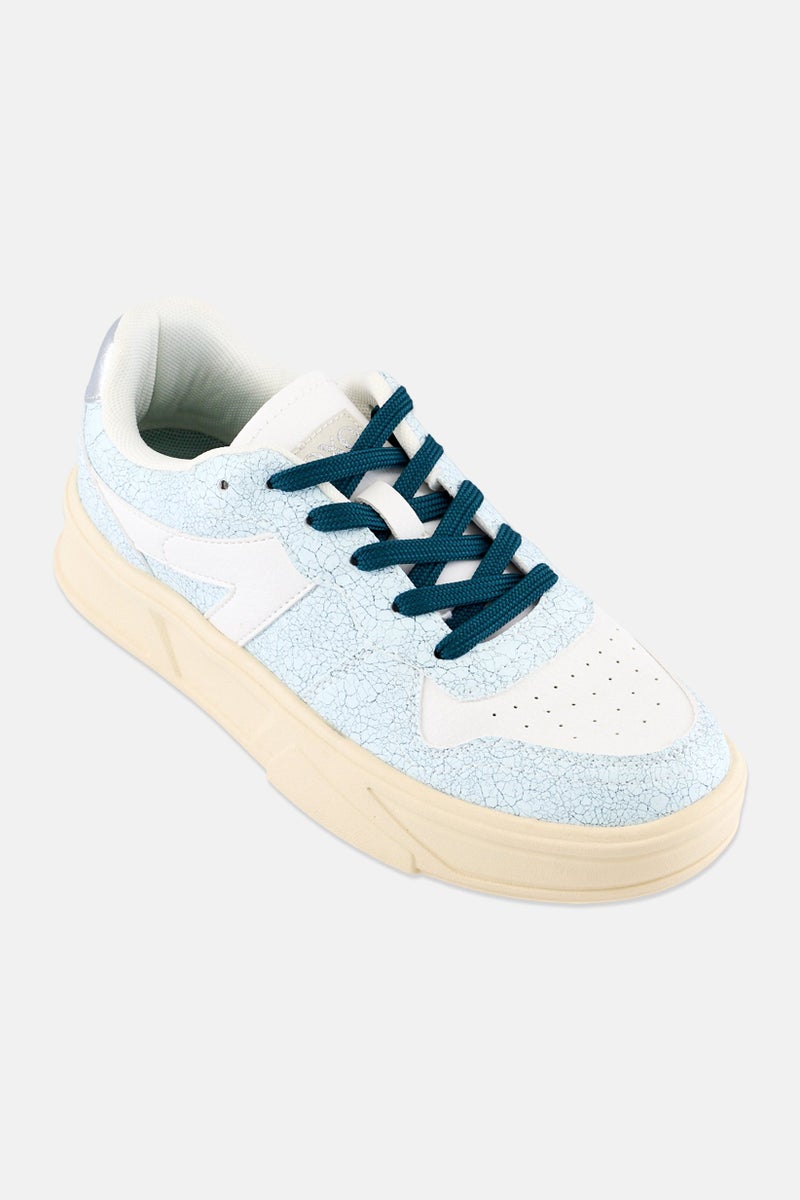 XOXO Women Brand Logo Lace Up Shoes, Multicolor - Image 1