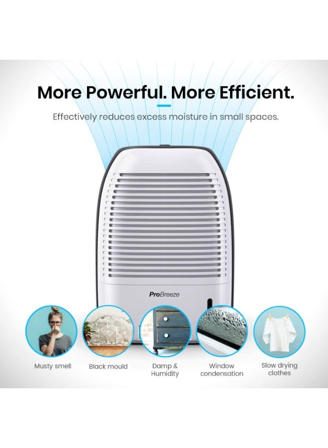 Pro Breeze مجفف هواء متميز سعة 1500 مل للتخلص من الرطوبة والعفن والرطوبة في المنزل والمطبخ وغرفة النوم والقافلة والمكتب والمرآب - Image 2