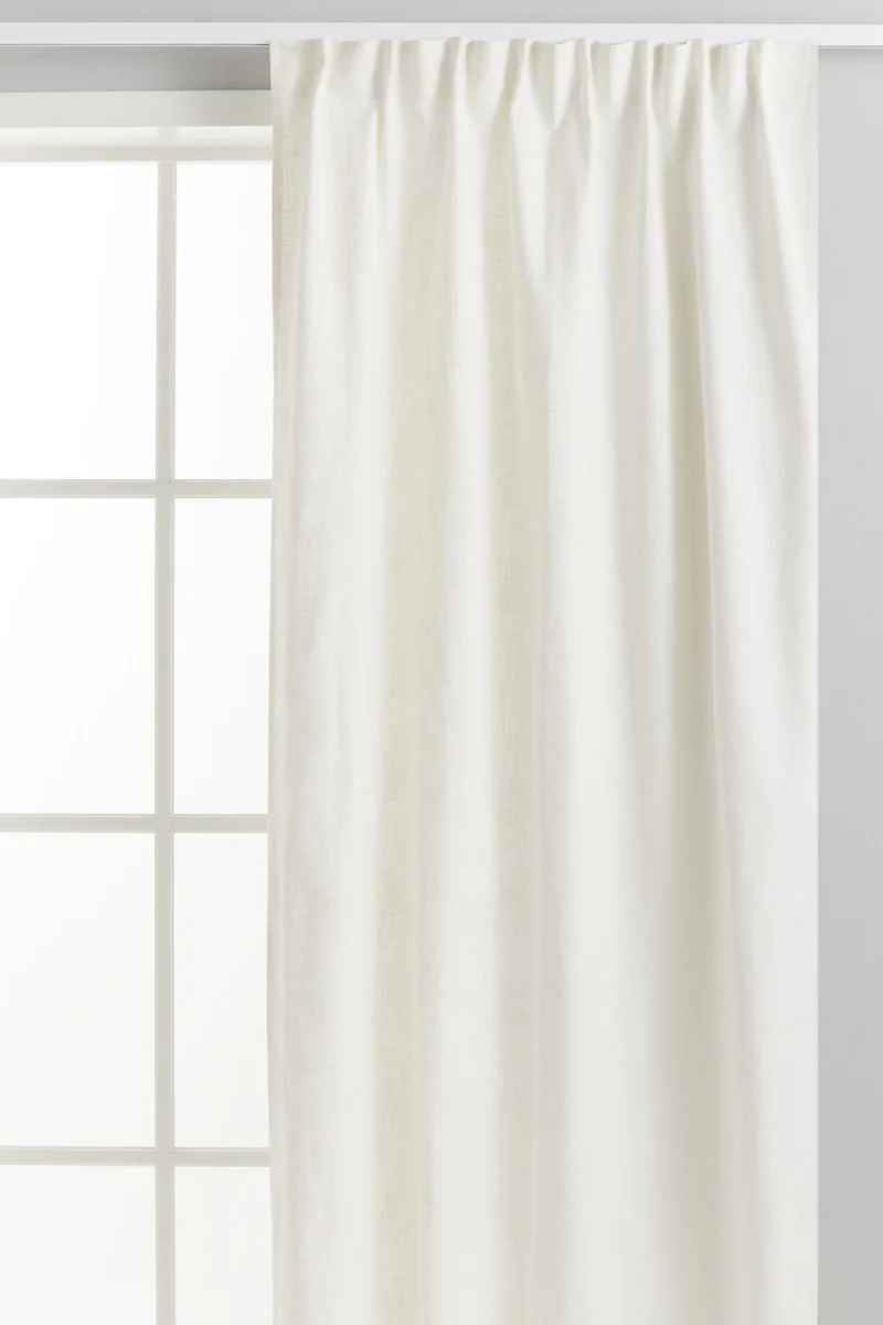 اتش اند ام 2-Pack Linen-Blend Curtain Lengths