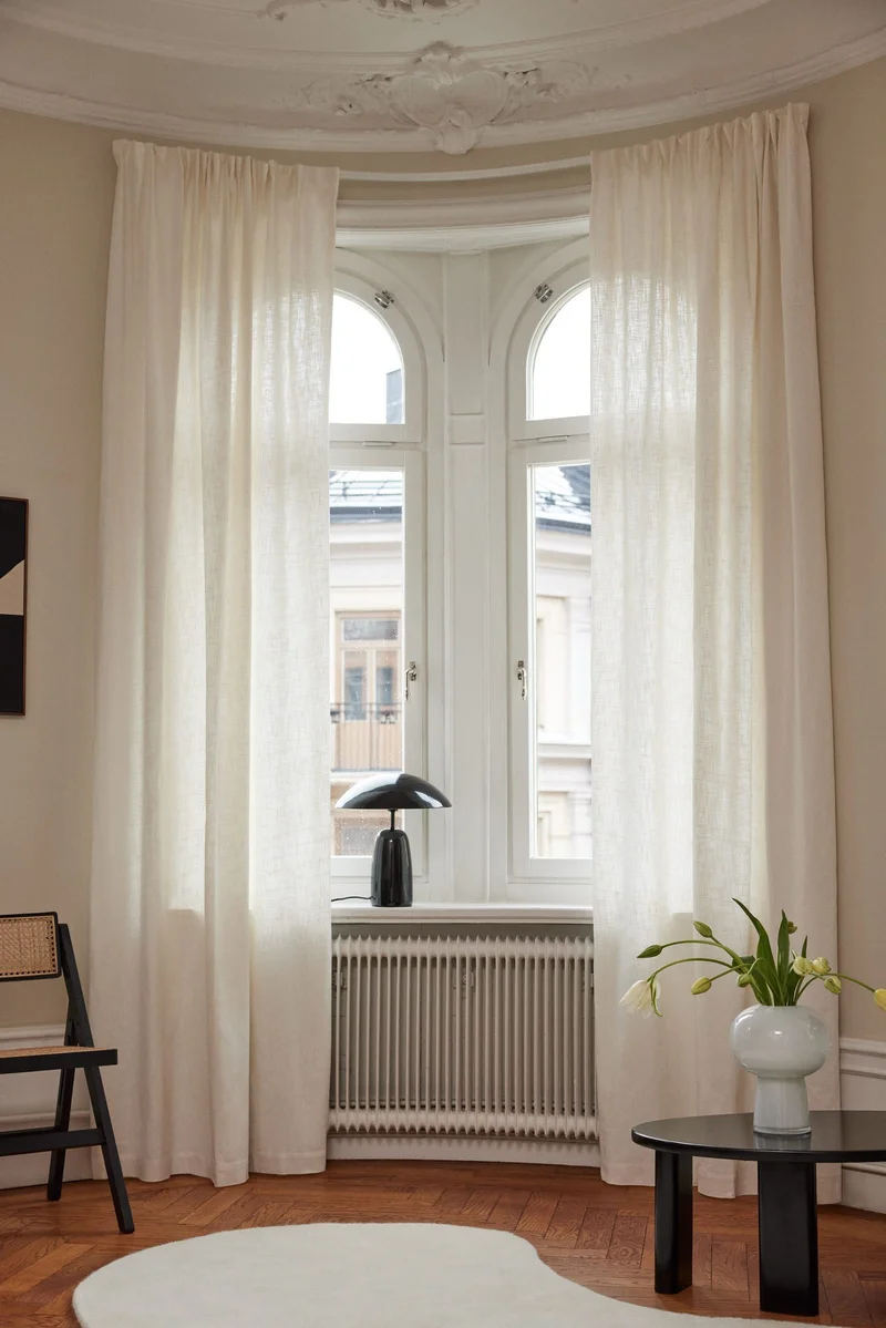 اتش اند ام 2-Pack Linen-Blend Curtain Lengths