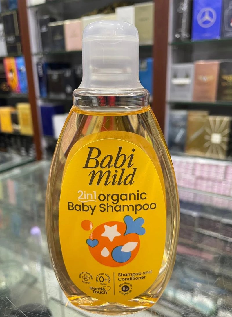 BabiMild - 2 In 1 Organic Baby Shampoo - 180ml - Image 2