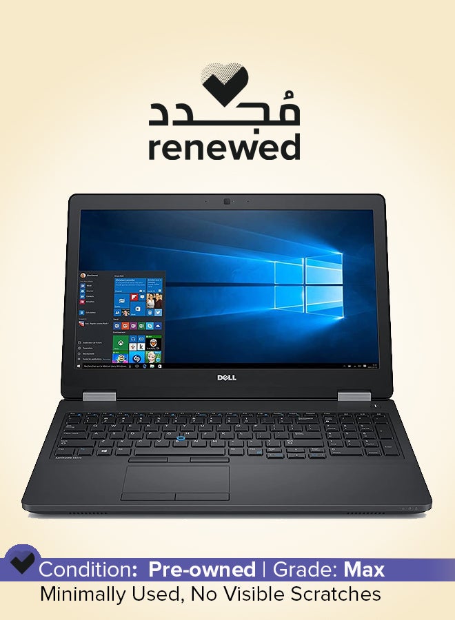 DELL Renewed - Latitude E5570 Buisness Laptop With 15.6-Inch Display,Intel Core i7 Processor/6th Generation/16GB RAM/512GB SSD/AMD Radeon R7 M370 2GB Graphics/Windows 10 Pro English/Arabic Black - Image 1