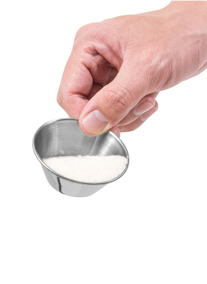 AL SANIDI Kitchen Measuring Spoons, Food measuring spoon, Silver, Size 5 Cm  - Image 4
