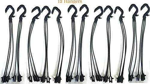 CAPPL Plastic Hanger for Planters, 30 cm Long (Black, Pack of 12) - Image 2