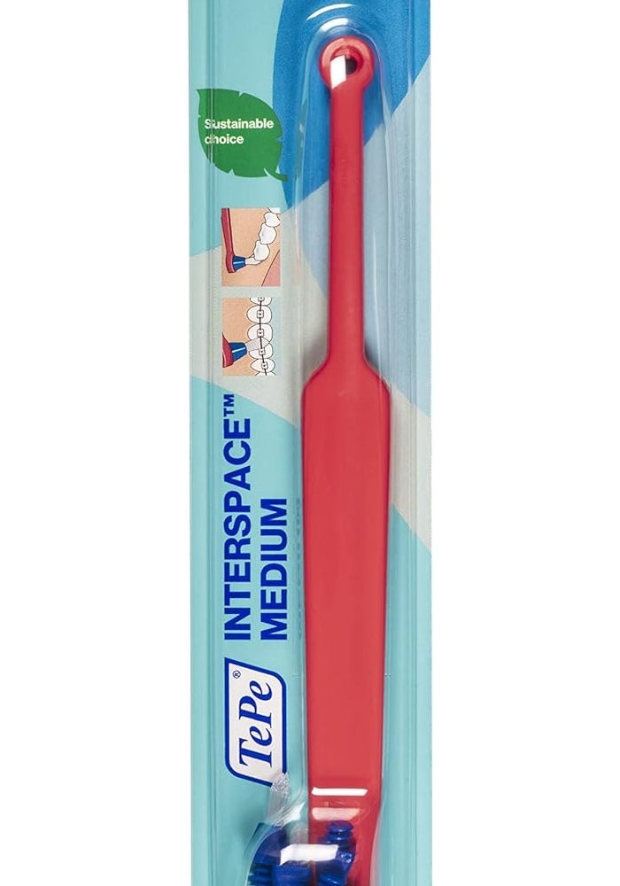 TePe Interspace Brush (Medium) with 12 Assorted Color Heads for Effective Oral Care - Image 3