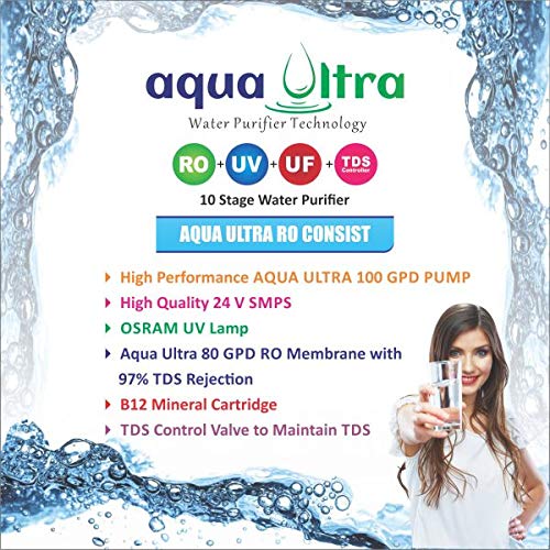 AQUAULTRA منقي مياه AQUAULTRA RO سعة 10 لترات - Image 4