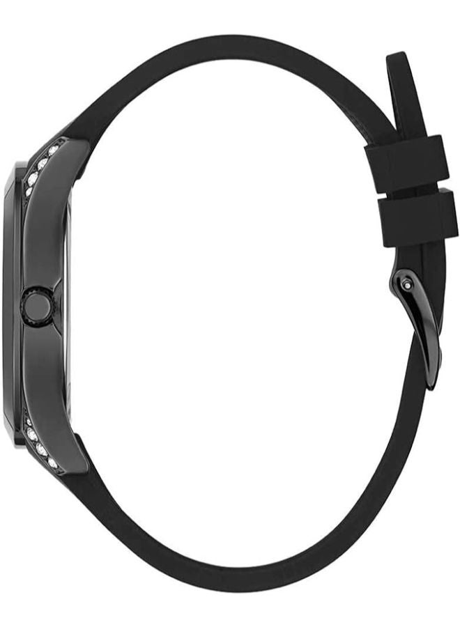 جس ساعة جيس النسائية التناظرية كوارتز بسوار سيليكون W0023L10 - Image 2