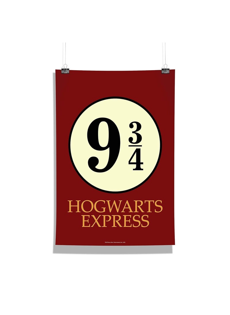 Epic Stuff Epic Stuff Harry Potter 9 34 Wall Poster A3 Size Frame not Included Officially licensed by Warner Bros USA 