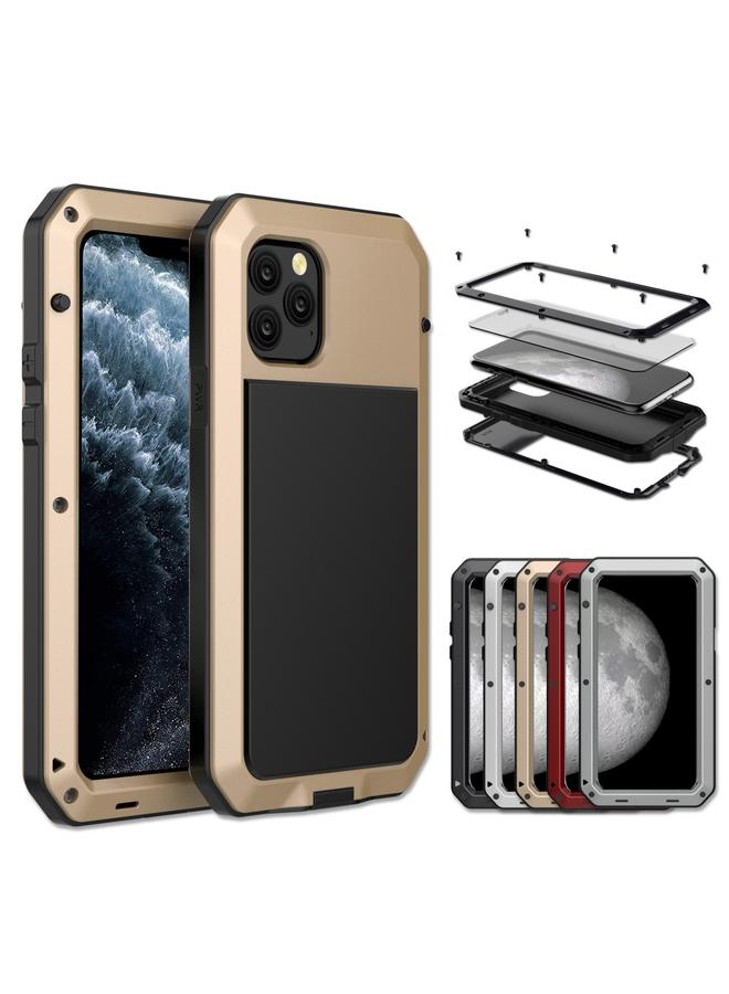 زبون جراب لهاتف iPhone 11 Pro، جراب حماية ثلاثي الأبعاد من المعدن - Image 1