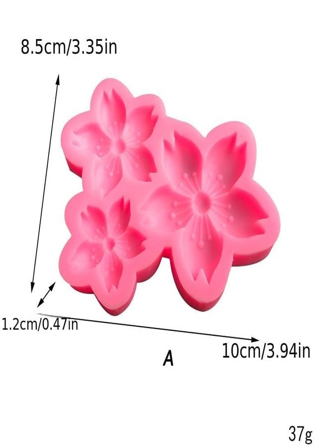 MATIN IMPEX 3D Mini Flowers Silicone Fondant Mold for Cake Decoration, Chocolate, Cupcakes, Sugarcraft, Polymer Clay, Candy, Cookies, Soap, Resin, and Wax Crafts - Image 3