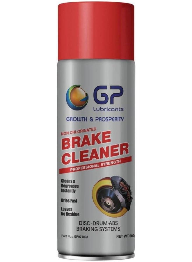 GP General Petroleum GP Non-Chlorinated Brake Cleaner, Professional Strength, 500ml, Fast-Drying Formula for Disc-Drum-ABS Systems  - Image 1