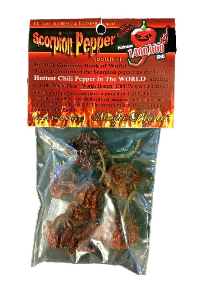 Magic Plant Dried Trinidad Moruga Scorpion Pepper Pods