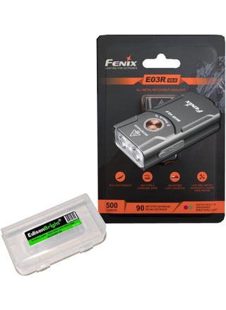 Fenix E03R V2 500 Lumen USB Rechargeable LED Keychain Flashlight EdisonBright Accessory case Bundle Grey - pzsku/ZC5443B9575BF7D22BCD0Z/45/1747233921/f2c6398d-9f14-45c2-a2b3-d95190bc0c1d