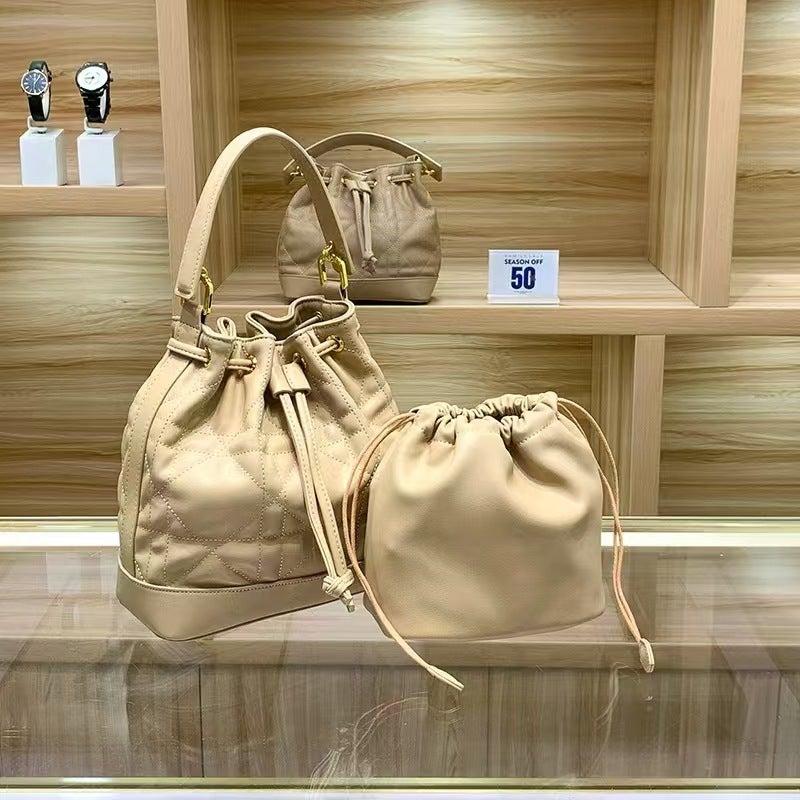 Bags Women'S Bags Style Simple And Fashionable Rhombus Single Shoulder Crossbody Chain Bag Bucket Bag Mini Creative - Image 3