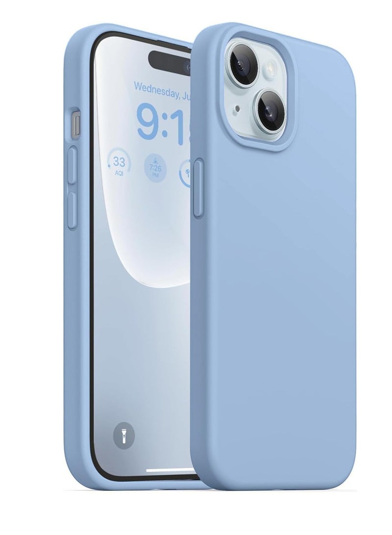 Protective Case Cover For Apple iPhone 15  light Blue - Image 1