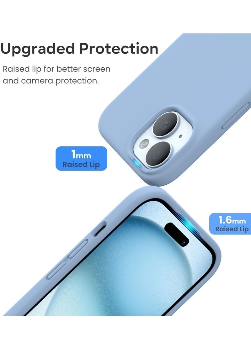 Protective Case Cover For Apple iPhone 15  light Blue - Image 3