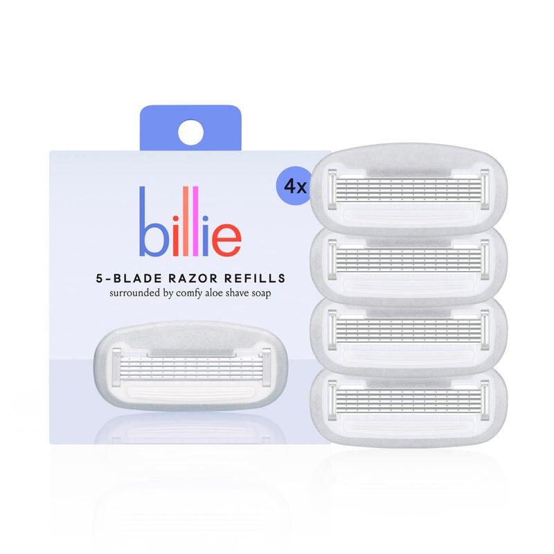 Billie Womens Razor Refill Blades  4 Count Pack of 1