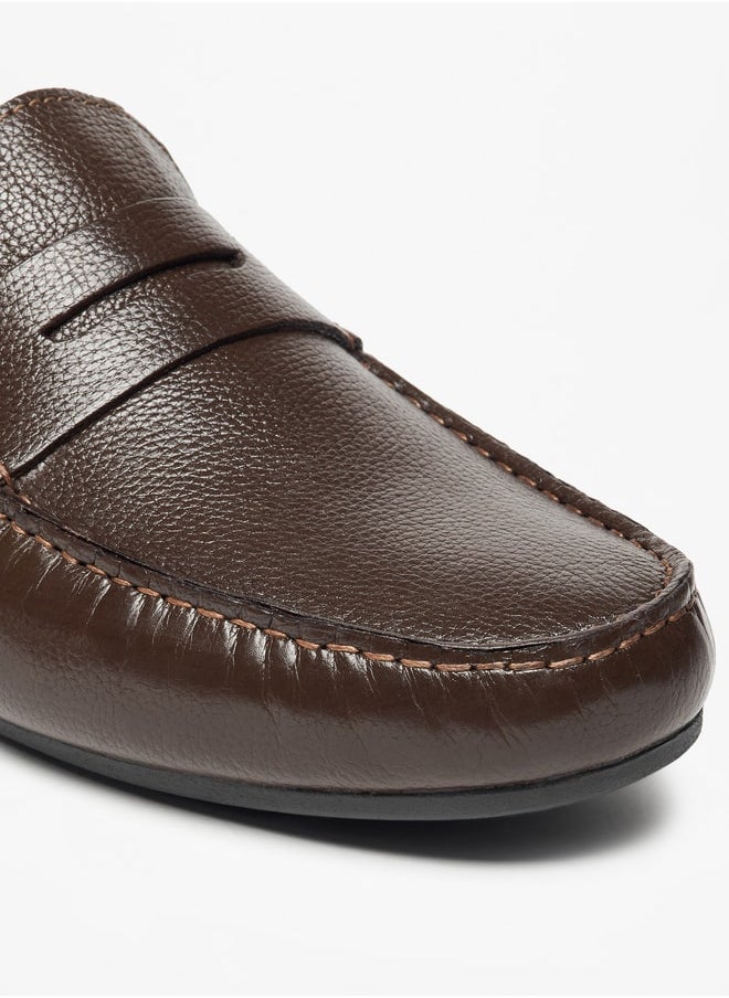 LBL by Shoexpress Men's Solid Slip-On Moccasins  - Image 5