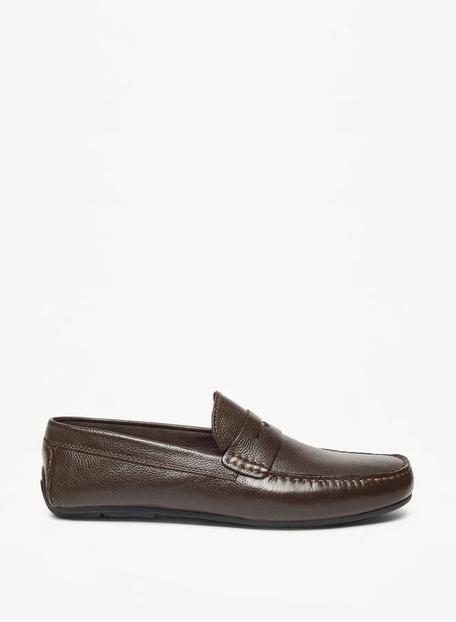LBL by Shoexpress Men's Solid Slip-On Moccasins