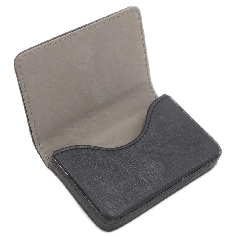 AI-DEE RFID Blocking Wallet - Minimalist Leather Business Credit Card Holder - Black2 - Image 2