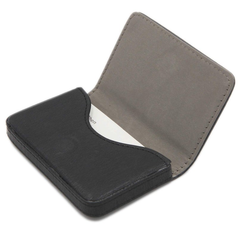 AI-DEE RFID Blocking Wallet - Minimalist Leather Business Credit Card Holder - Black2 - Image 1