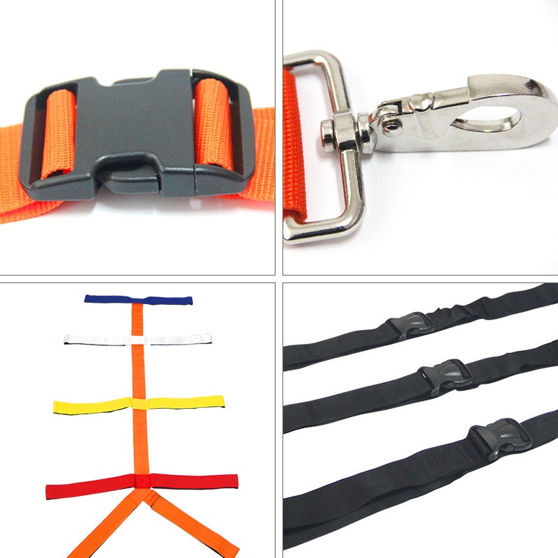 Spine Plate Strap Hospital Ambulance Stretcher Fixed Strap Safety Strap 120 Rescue Stretcher Spider Strap - Image 5