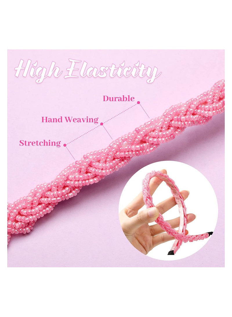 ORiTi 6 قطع من أساور الرأس الم beaded ملحقات شعر للنساء والفتيات - Image 2