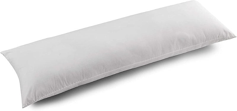Habitat Ada Ultra Soft Full Body Pillows Insert Breathable Large Bed Pillow for Adults Micro Fiber Long Side Sleeper Pillow for Sleeping 18x54 inch White - Image 2