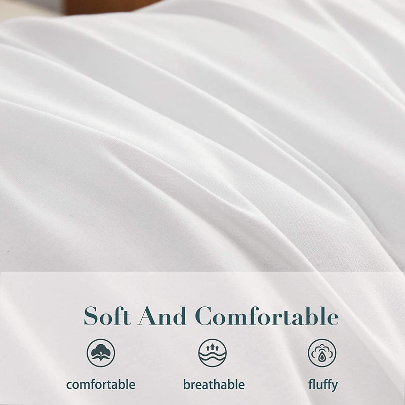 Habitat Ada Ultra Soft Full Body Pillows Insert Breathable Large Bed Pillow for Adults Micro Fiber Long Side Sleeper Pillow for Sleeping 18x54 inch White - Image 3