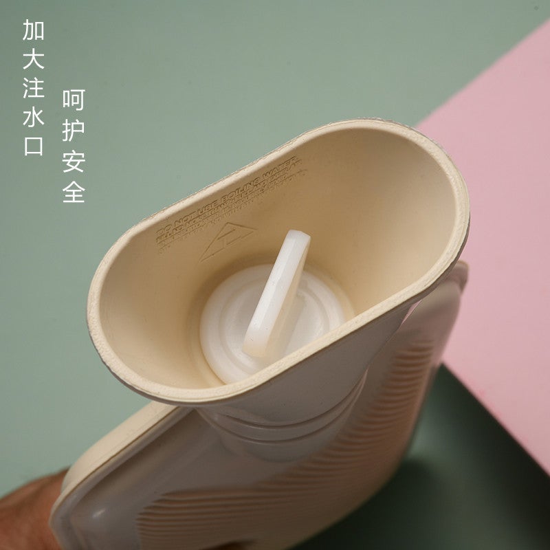 Modern European Standard Rubber Water Bag Warm Water Bag Bs Thickened Retro Water Filled Warm Handbag Factory - Image 4