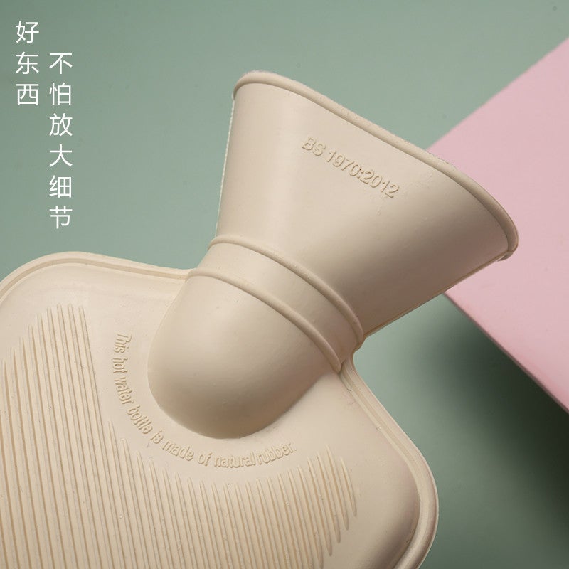 Modern European Standard Rubber Water Bag Warm Water Bag Bs Thickened Retro Water Filled Warm Handbag Factory - Image 5