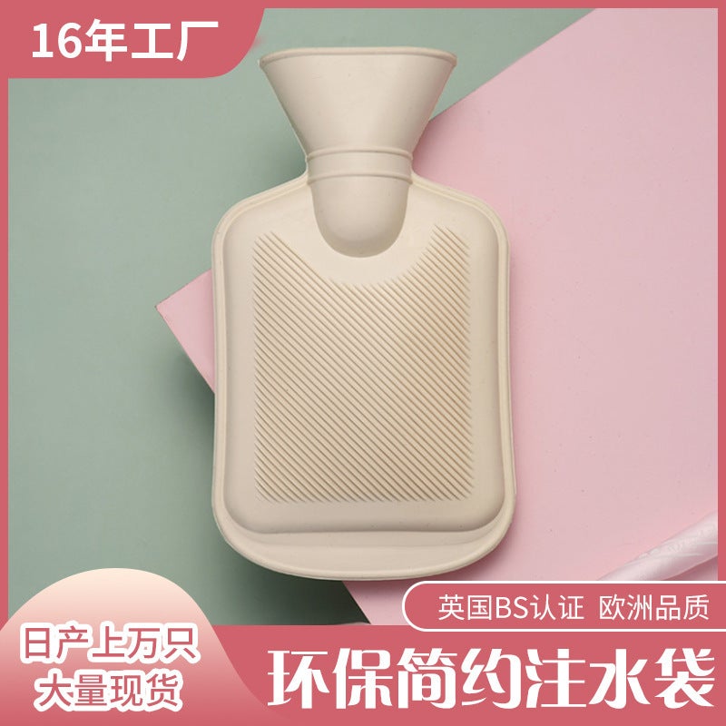 Modern European Standard Rubber Water Bag Warm Water Bag Bs Thickened Retro Water Filled Warm Handbag Factory - Image 3