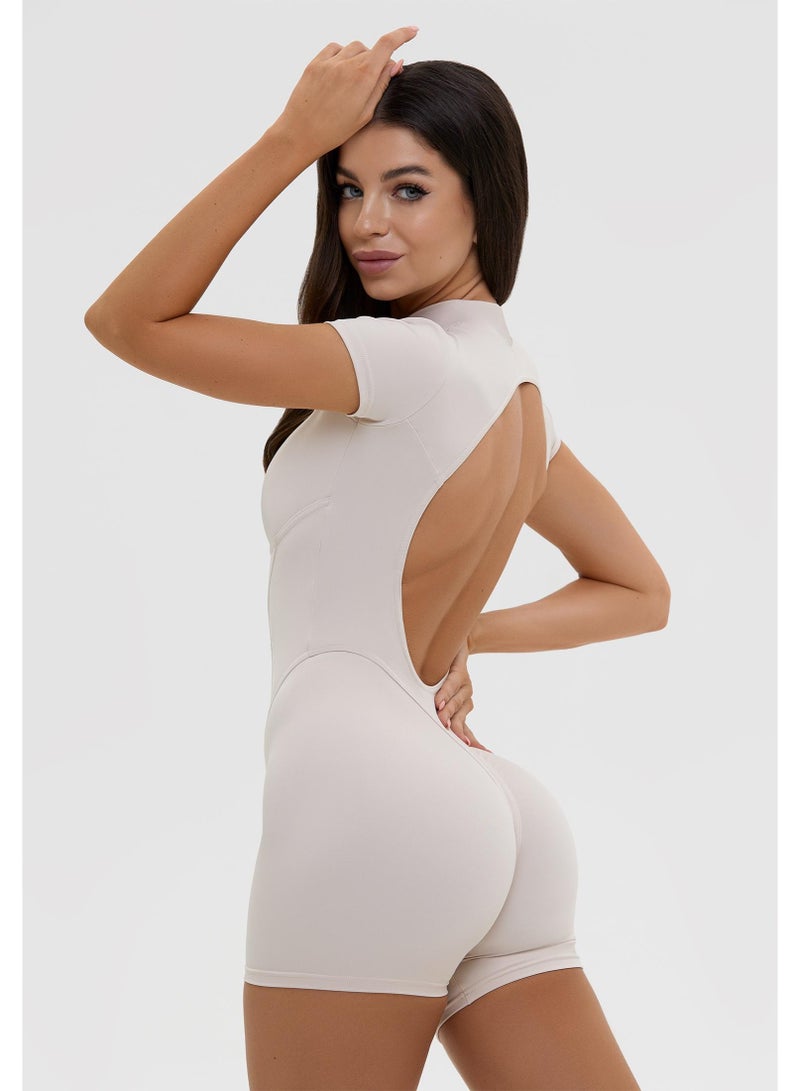 بونا فيدي Extra Back افرول رياضي نسائي بشدٍّ للبطن رافع للمؤخرة – بيج - Image 4