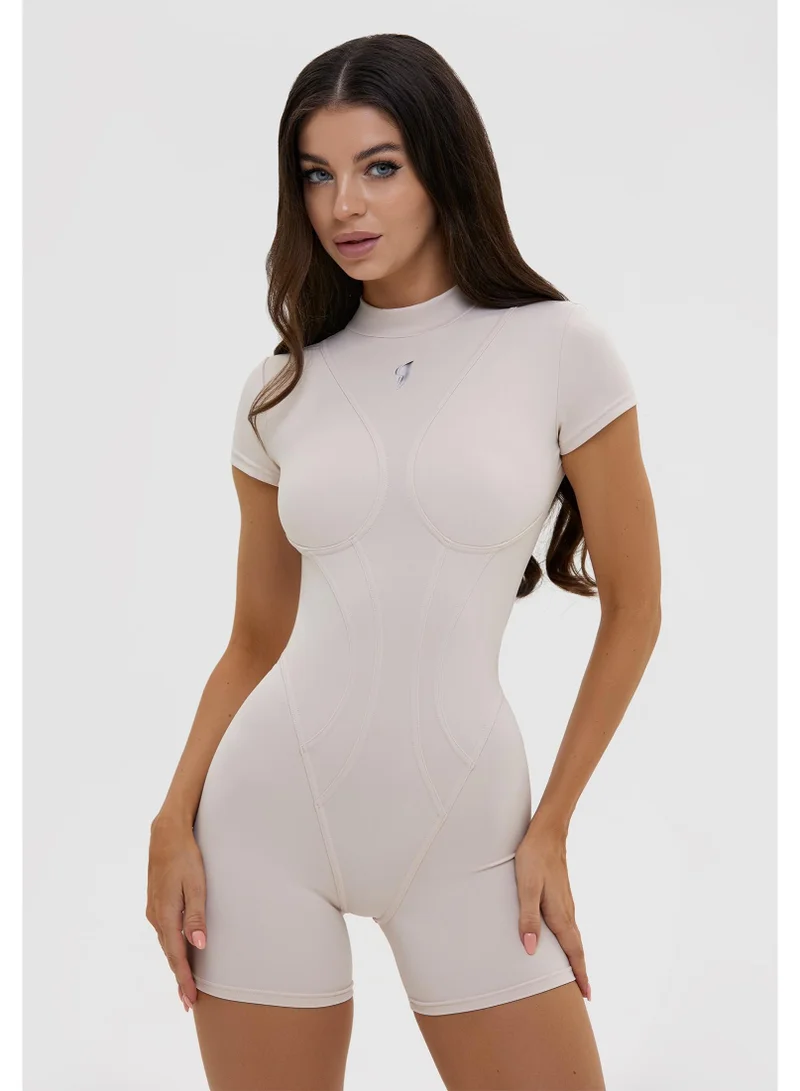 Bona Fide Extra Back Jumpsuit – Beige