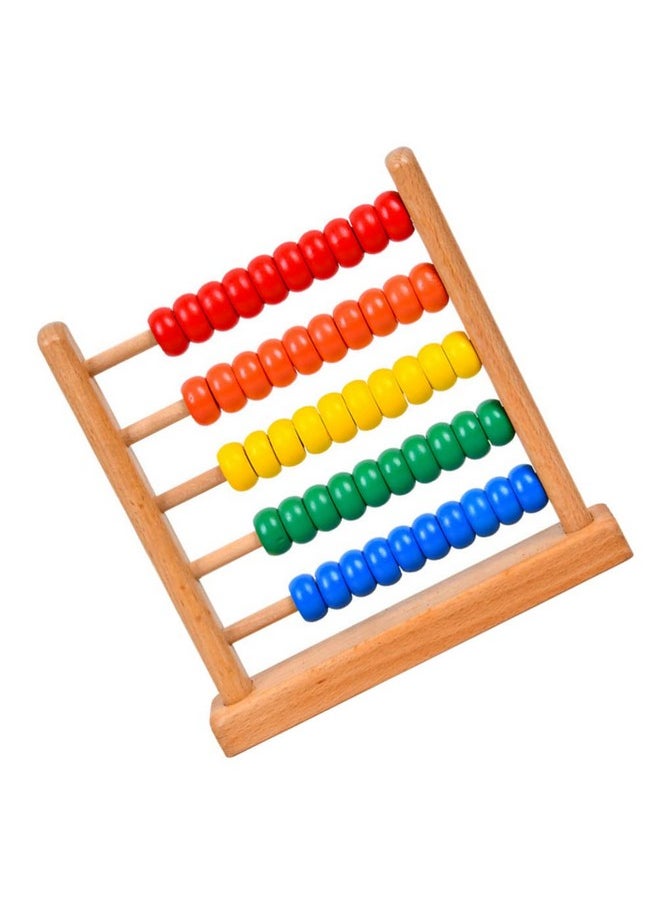 Toyvian Abacus Colorful Bead Wood Classic Abacus Counting Tool Portable Numbers Math Calculating Tool For Home Classroom School  - Image 1