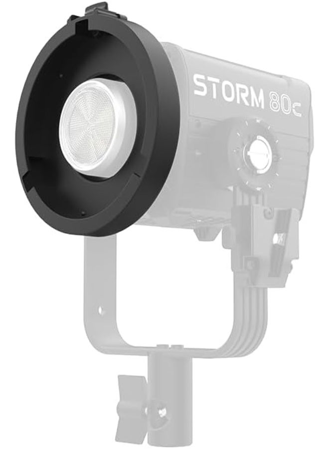 Aputure STORM 80c Bowens Mount Adapter – Mini ProLock to Full‑Size Bowens Accessory Converter - Image 1
