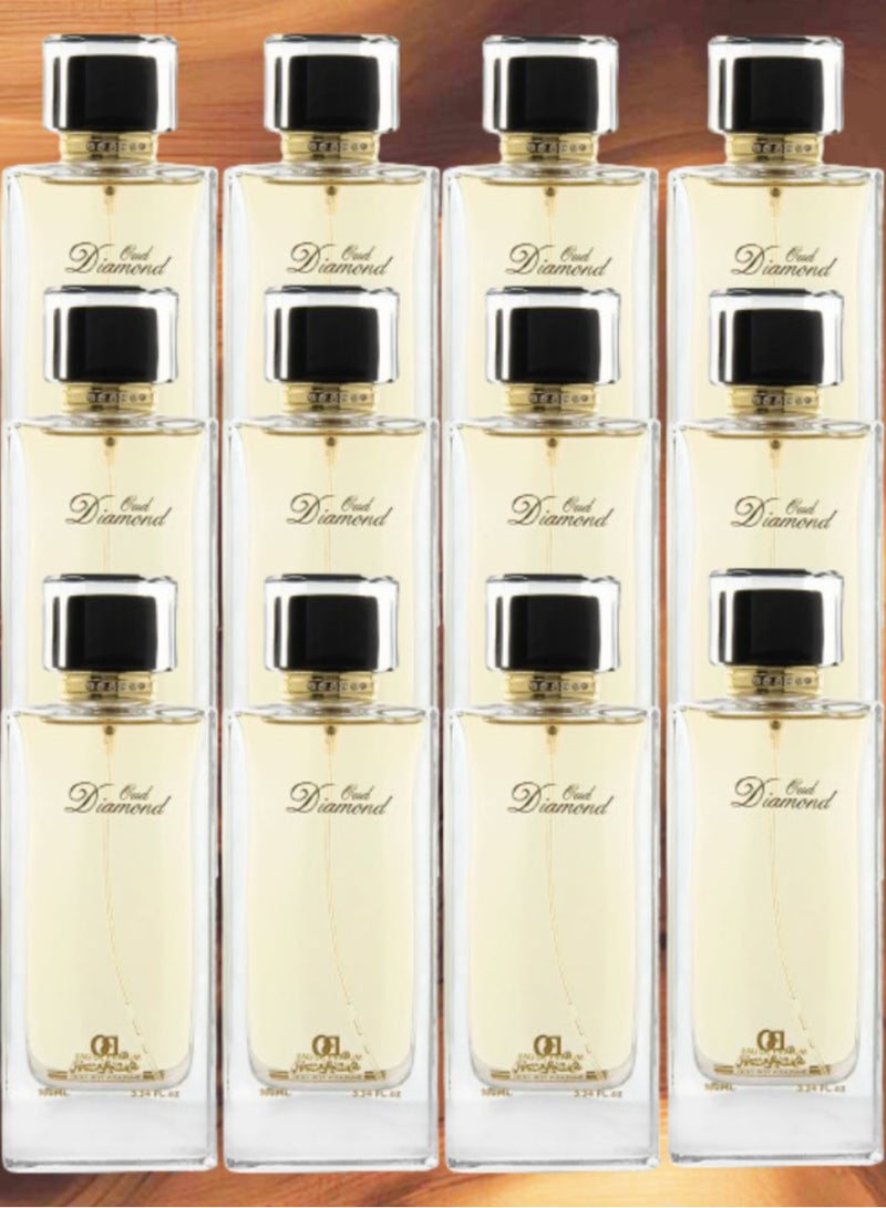Banafa 12 Pieces Oud Daimond Banafa EDP 100ML - Image 1