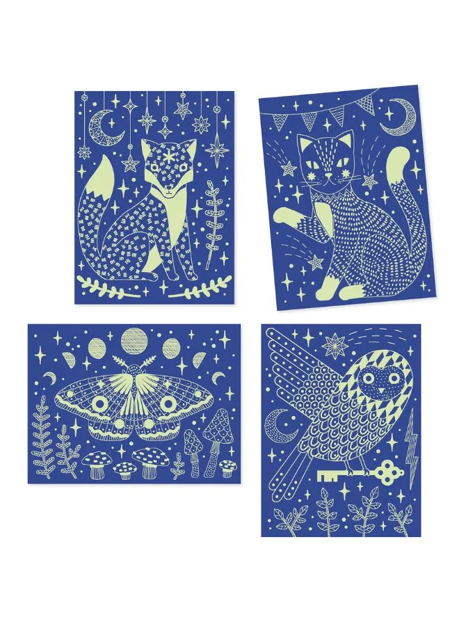 DJECO At Night Scratch Cards