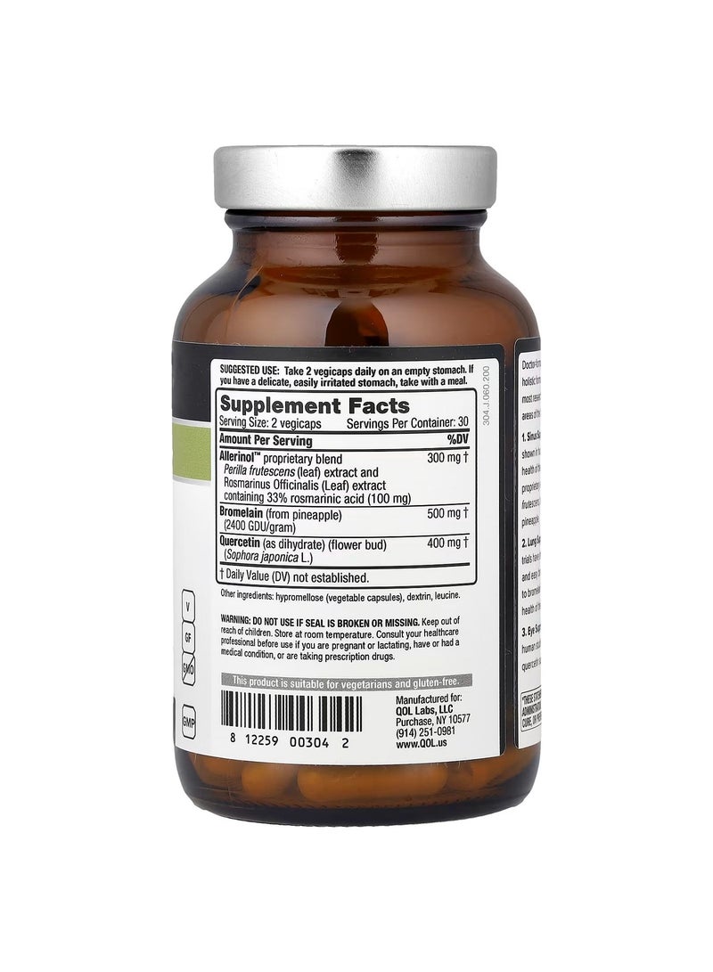 Quality of Life, Allerfin, 60 Vegicaps - Image 3